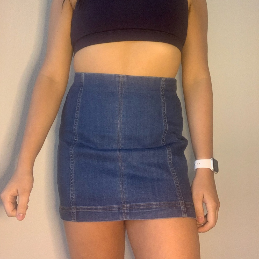 Jean Mini Skirt